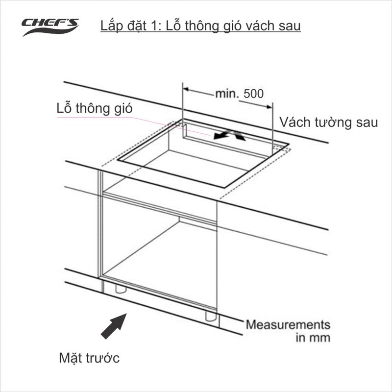 Bếp từ đôi Chefs EH-DIH888E - Bếp Hải Dương 11